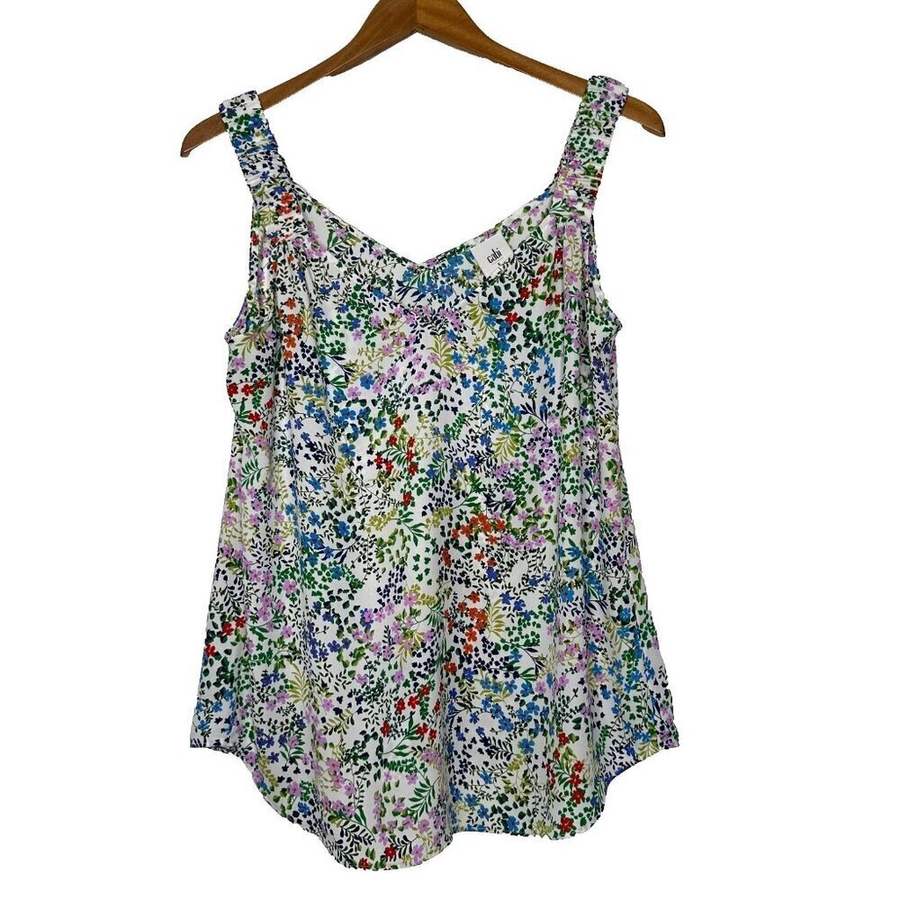 Cabi Tank Top Size S Ditsy‎ Floral